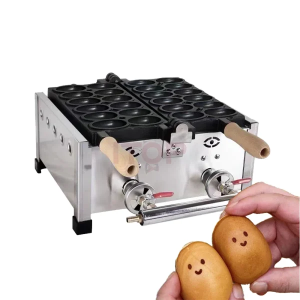 Home Smiley Sandwich Cartoon Mickey Waffle Maker Hot Selling Gas Egg Waffle Cone Maker Bubble  Maker And Egg Waffle Baker - Image 3