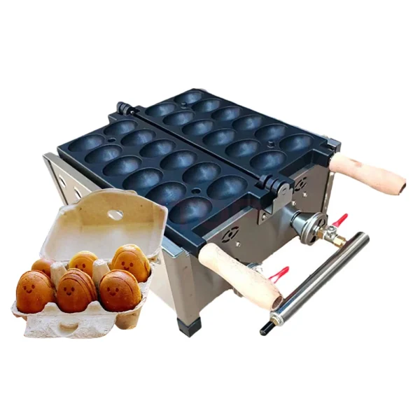 Home Smiley Sandwich Cartoon Mickey Waffle Maker Hot Selling Gas Egg Waffle Cone Maker Bubble  Maker And Egg Waffle Baker - Image 4