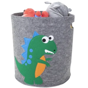 Hot Sale Foldable Cartoon Kids Sundries Organizer Household Items Home Storage Felt Laundry Basket Clothes Laundry Bag