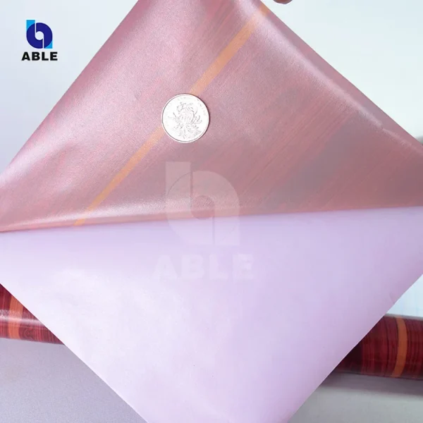 ABLE furniture coating film home easy cleaning protective film PP decorative foil for flat wrapping on wood board for furniture - Image 3