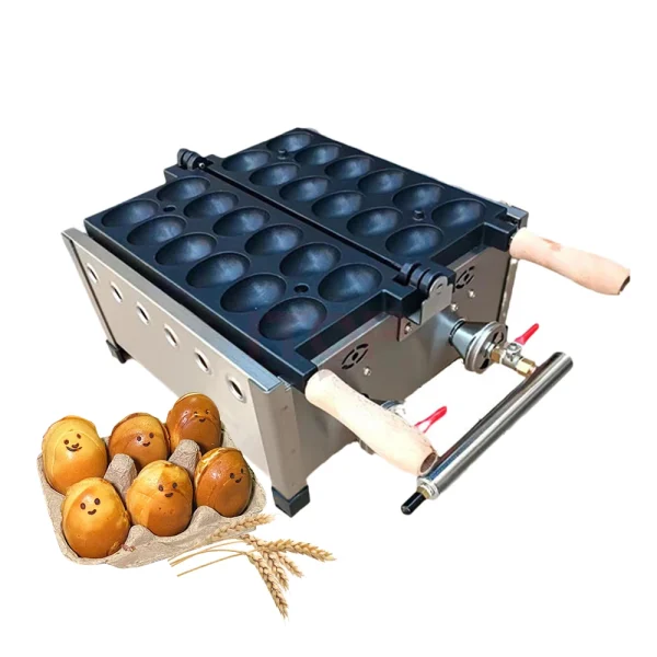 Home Smiley Sandwich Cartoon Mickey Waffle Maker Hot Selling Gas Egg Waffle Cone Maker Bubble  Maker And Egg Waffle Baker - Image 2